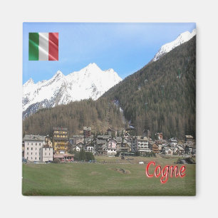 VDA031 COGNE, Aosta Valley,イタリア,冷蔵庫 マグネット