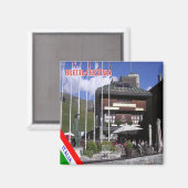 VDA033 BREUIL-CERVINIA, Aosta Valley,冷蔵庫 マグネット (正面/裏面)