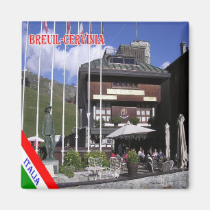 VDA033 BREUIL-CERVINIA, Aosta Valley,冷蔵庫 マグネット