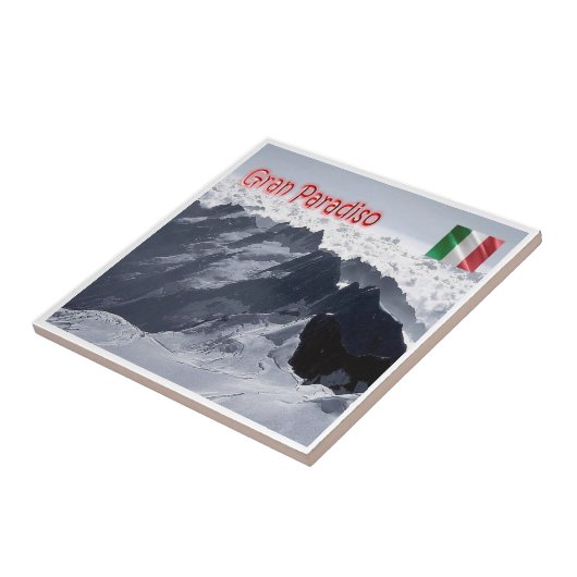 VDA035 GRAN PARADISO,ピーク,イタリア, タイル (側面)