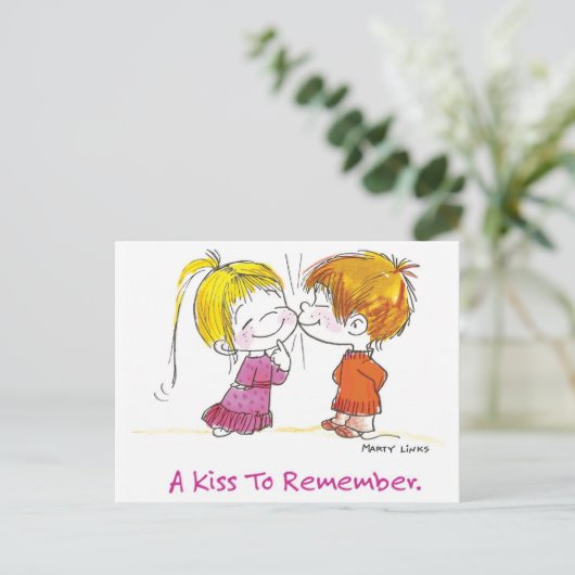 VDA-001第1キス ポストカード (スタンド正面)