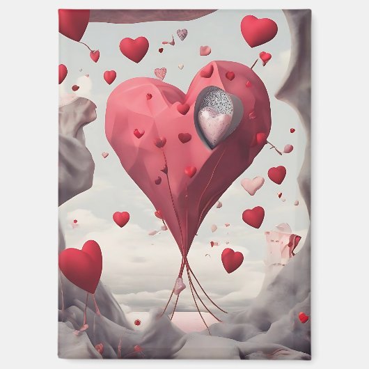 VDay magハート マグネット (正面)