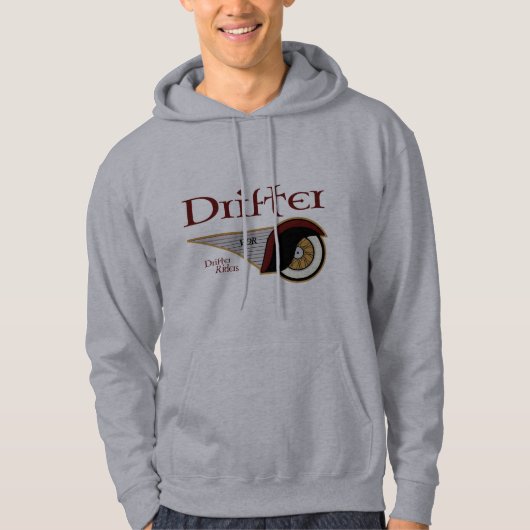 VDRプルオーバー前翼ロゴフード付きスウェットシャツ（ライト） パーカ (正面)