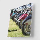 VDR VDOGウォールクロック スクエア壁時計 (傾斜)