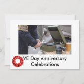 VE日のお祝いの招待 招待状 (正面)