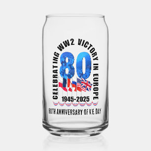 VE DAY 80th Anniversary Victory in Europe第2次世界大戦 ガラス缶