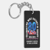 VE DAY 80th Anniversary Victory in Europe第2次世界大戦 キーホルダー (正面左)