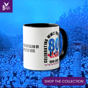 VE DAY 80th Anniversary Victory in Europe第2次世界大戦 マグカップ