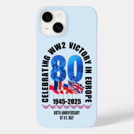VE DAY 80th Anniversary Victory in Europe第2次世界大戦 Case-Mate iPhone 14ケース