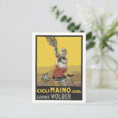 Vector Art、サイクリング、チャンピイタリアンオン1920 ポストカード (スタンド正面)