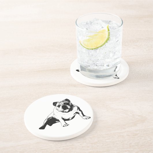 Vector Bulldog Design コースター (側面)