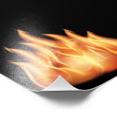 vector-flames1 – ブラックオランを誘う熱い炎 フォトプリント            (角)