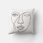 vector illustration of a silhouette of a man クッション (裏面)