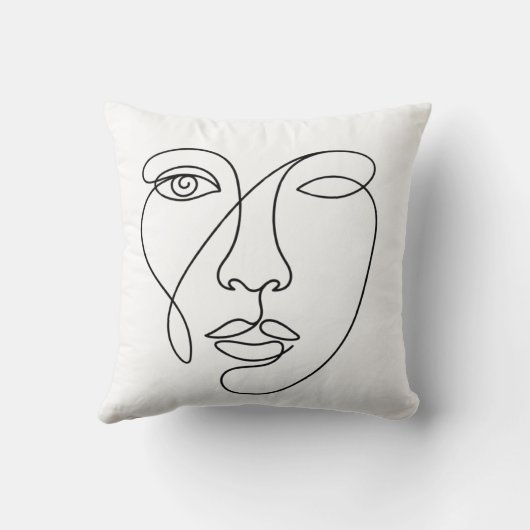 vector illustration of a silhouette of a man クッション (裏面)