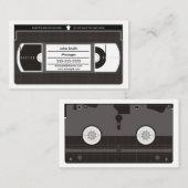 Vectorizedビデオテープ 名刺 (正面/裏面)