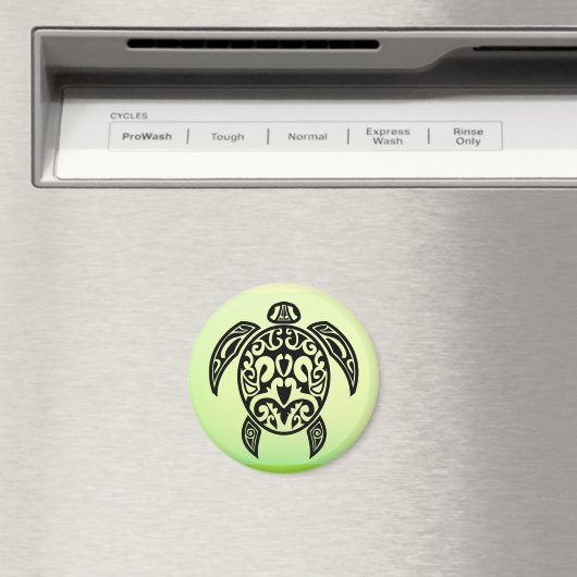 VectorPortal-Turtle-Tattoo-Vector.ai マグネット (インサイチュ (食洗機))