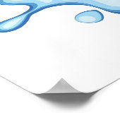 vectorstock_383155 Cartoon Shark Tees hunged ポスター (角)