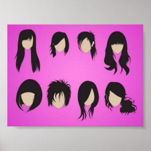 vectorvaco_09102001_hair_スタイル_large ポスター