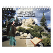 VEDA & VERDI'S VIRTUAL VACATIONS 2026 CALENDAR カレンダー (カバー)