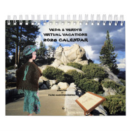 VEDA & VERDI'S VIRTUAL VACATIONS 2026 CALENDAR カレンダー