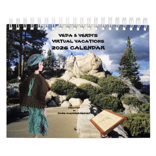 VEDA & VERDI'S VIRTUAL VACATIONS 2026 CALENDAR カレンダー (カバー)