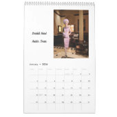 Veda's 2026 MatisseFashion Holiday Calendar カレンダー (1月 2026)