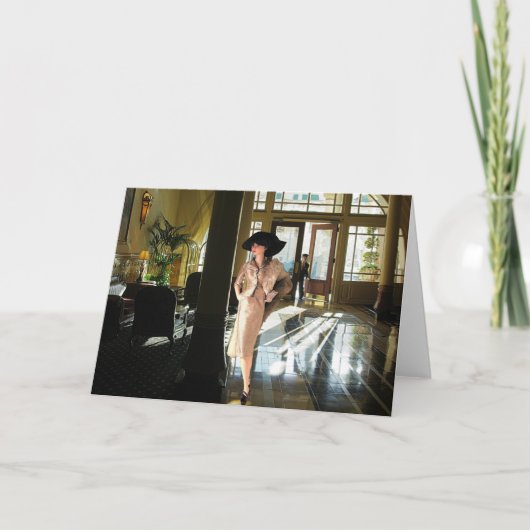 Veda's Virtual Vacation, Driskill Hotel, Austin TX カード (正面)