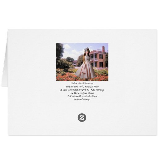 VEDA'S VIRTUAL VACATION# SAM HOUSTON PARK，ヒューストン (裏面横)