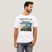 Vedicプラネタリウムのワイシャツの寺院 Tシャツ (正面フル)