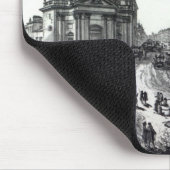 Vedutaのdella Piazza del Popolo、c.1750 マウスパッド (コーナー)