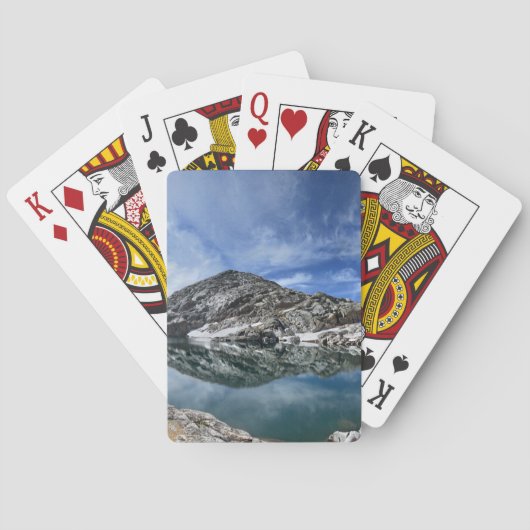 Vee Lake and Seven Gables Panorama - Sierra トランプ (裏面)