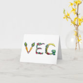 "Veg"のブランク中のNotecards カード (黄色い花)