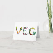 "Veg"のブランク中のNotecards カード (正面)