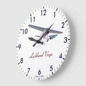 Vegaの冒険 ラージ壁時計 (傾斜)