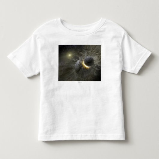 Vegaの芸術家の概念の宇宙衝突 トドラーTシャツ (正面)