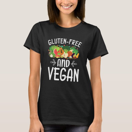 Vegan And Gluten Free   Tシャツ (正面)