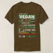 Vegan Athlete Vegetable Veggies Lover Plant Based  Tシャツ (デザイン正面)