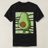 Vegan avocado butt Fleitarian Vegetarian Tシャツ (デザイン正面)