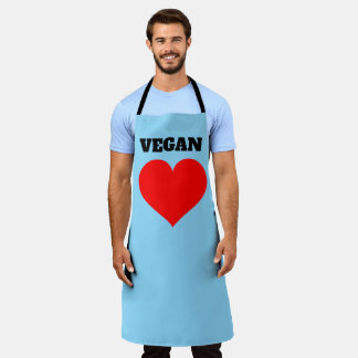 VEGAN BLUE KITCHEN APRON エプロン