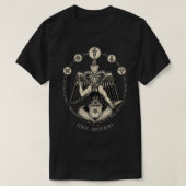 Vegan Chef Baphomet Hail Seitan! Classic T-Shirt Tシャツ (デザイン正面)