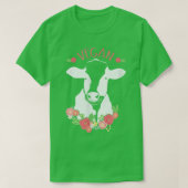 Vegan Cow Tシャツ (デザイン正面)