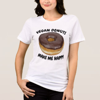 VEGAN DONUTS MAKE ME HAPPY トライブレンドＴシャツ