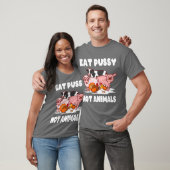 Vegan Environment Animal Ware Eat Pussy Not Ani re Tシャツ (ユニセックス)