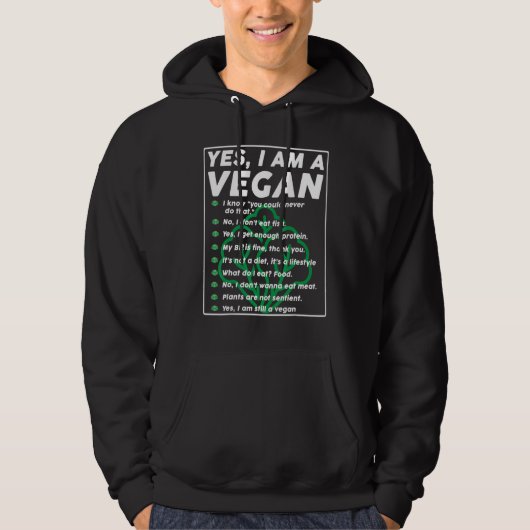 Vegan Fitness-Shirt Vegetarian Activism Gym Athlet パーカ (正面)