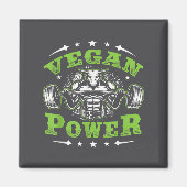 Vegan Fitness Workout I'm Vegan Wer  マグネット (正面)