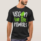 Vegan For The Animals Tシャツ (正面)