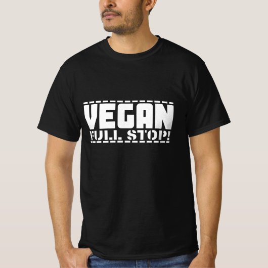 VEGAN FULL STOP! T-Shirt Tシャツ (正面)