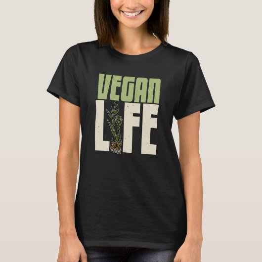 Vegan plants nutrition greens food Salad Food 5 Tシャツ (正面)