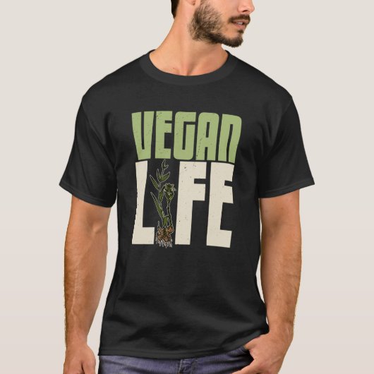 Vegan plants nutrition greens food Salad Food  5 Tシャツ (正面)