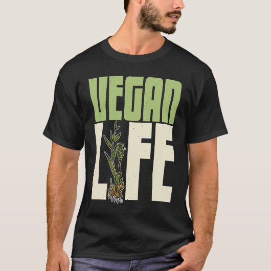 Vegan plants nutrition greens food Salad Food  7 Tシャツ (正面)